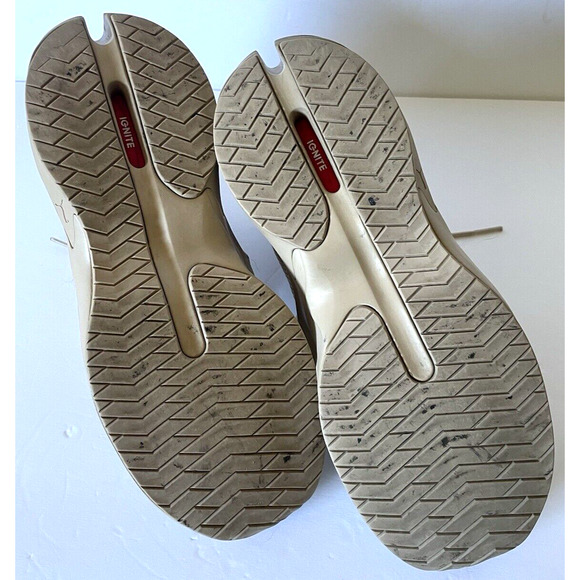 Women's Puma Fenty By Rihanna Fenty Trainer Hi 'Sesame' Size 8.5 - Picture 5 of 9